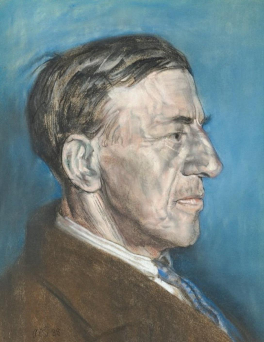 Portrait de profil d'un vendeur de journaux réalisé par Austin Spare - pastels de couleurs, modèle pour le challenge

Profile portrait of a newspaper salesman by Austin Spare - color pastels, model for the challenge