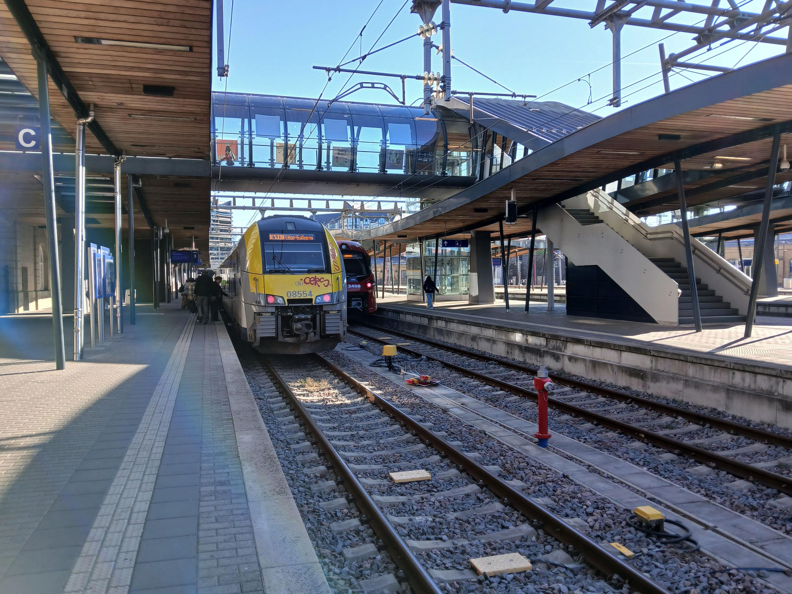 En gare de Luxembourg
