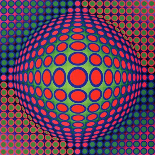 Vasarely - Vega 200 (1968)
