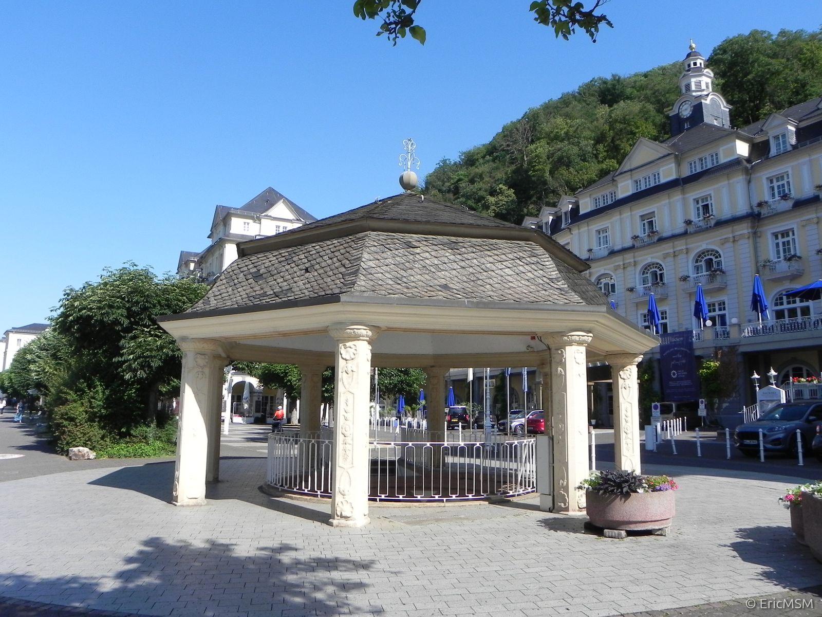 Le pavillon abritant la Römerquelle à Bad-Ems