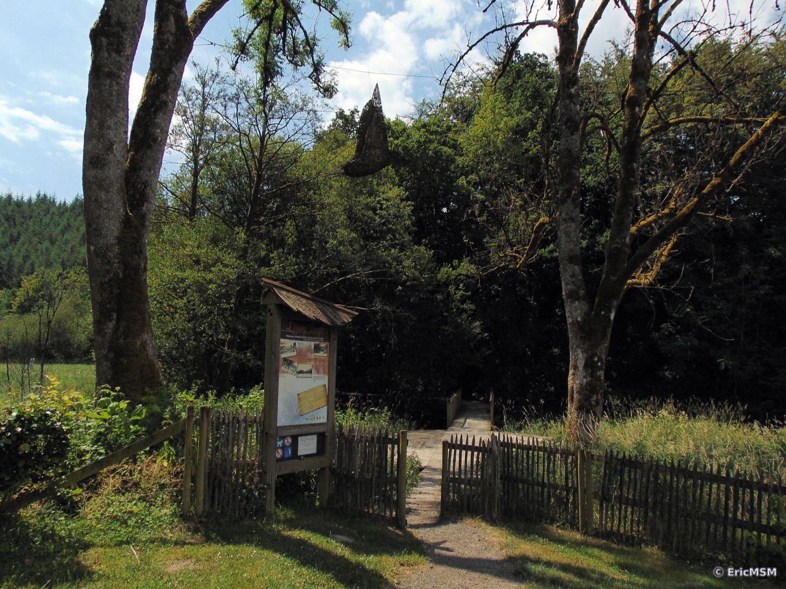 L'entrée de l'étang Begh