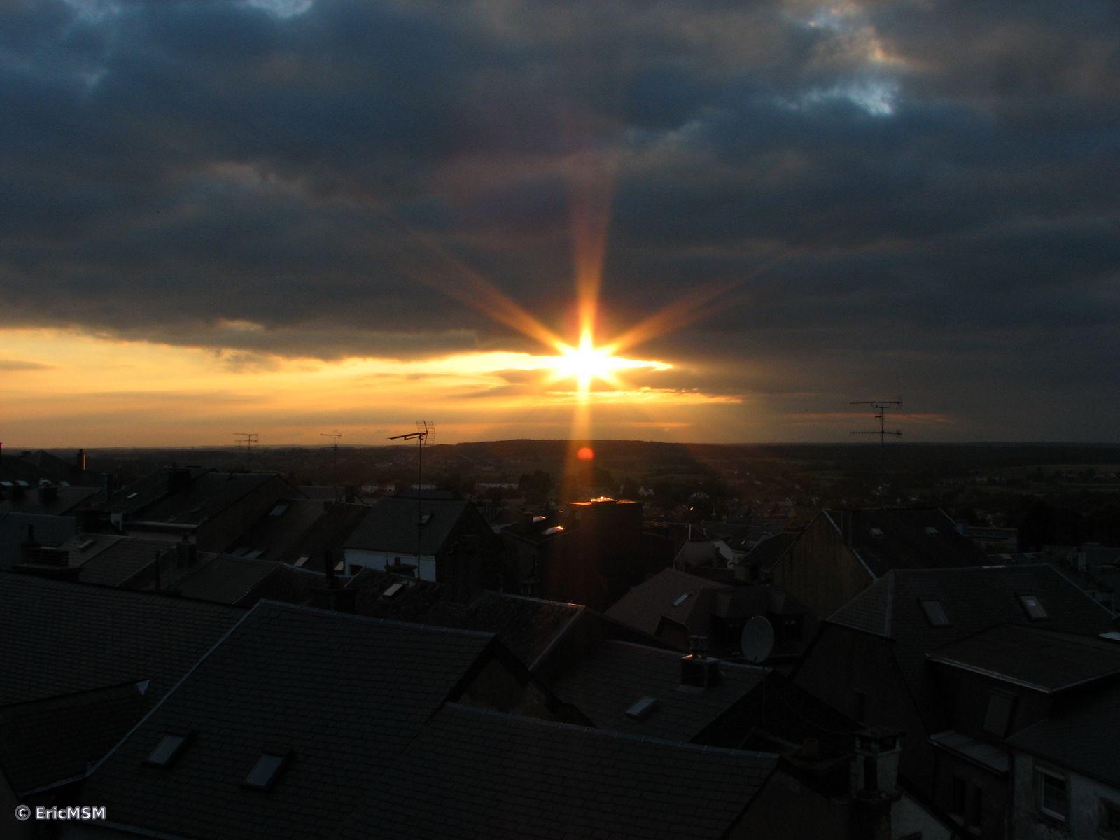 Coucher de soleil sur Arlon