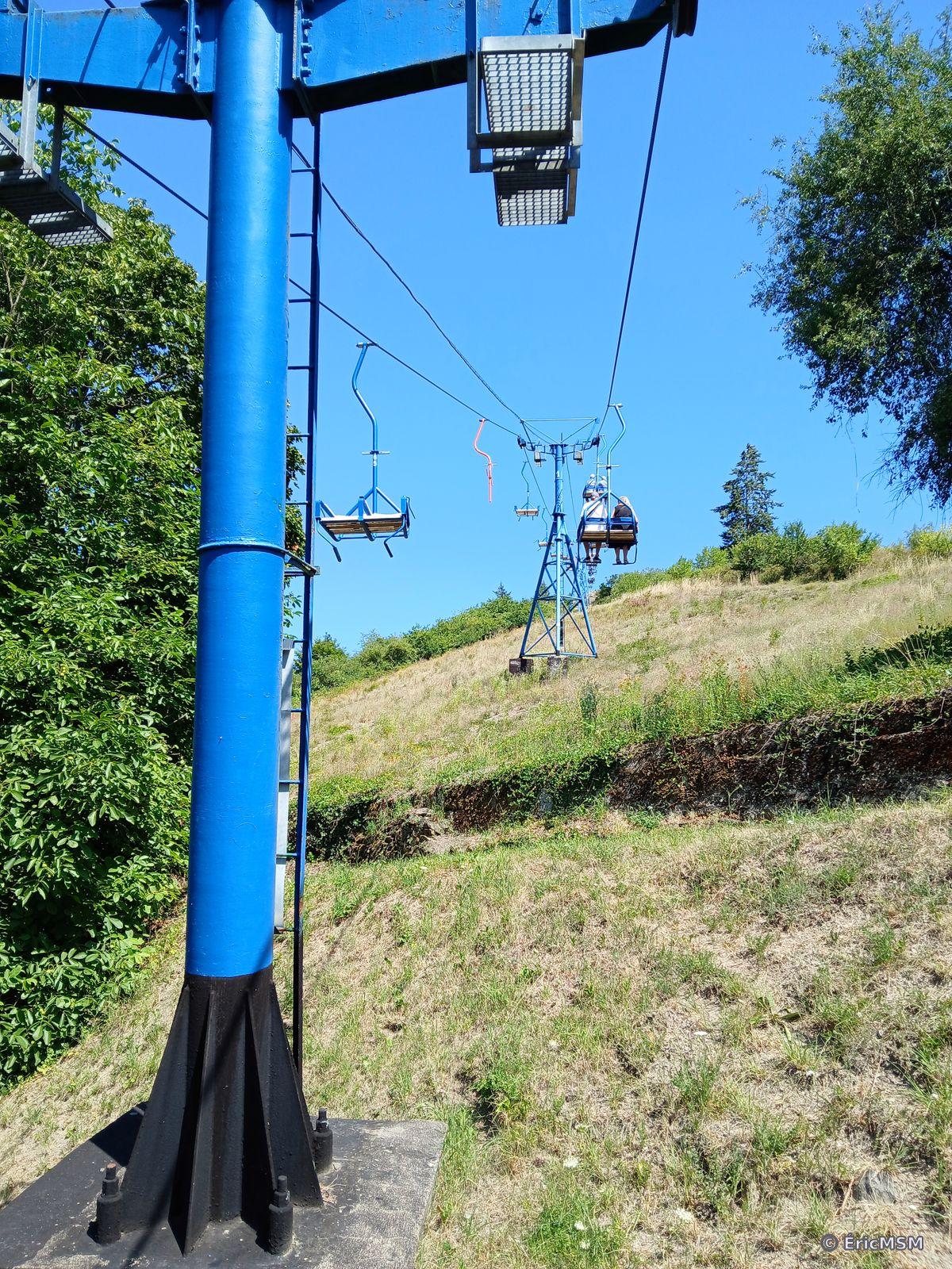 A bord du télésiège 