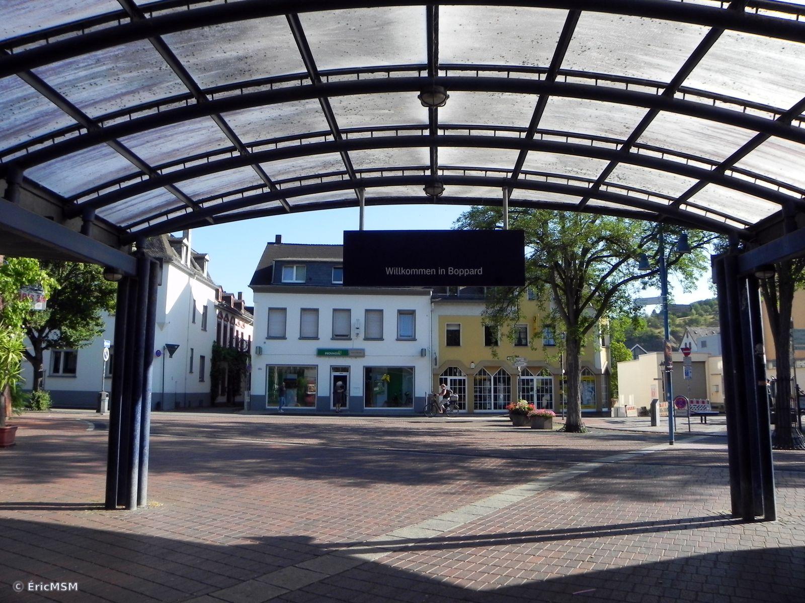 Sortie de la gare de Boppard-Hbf