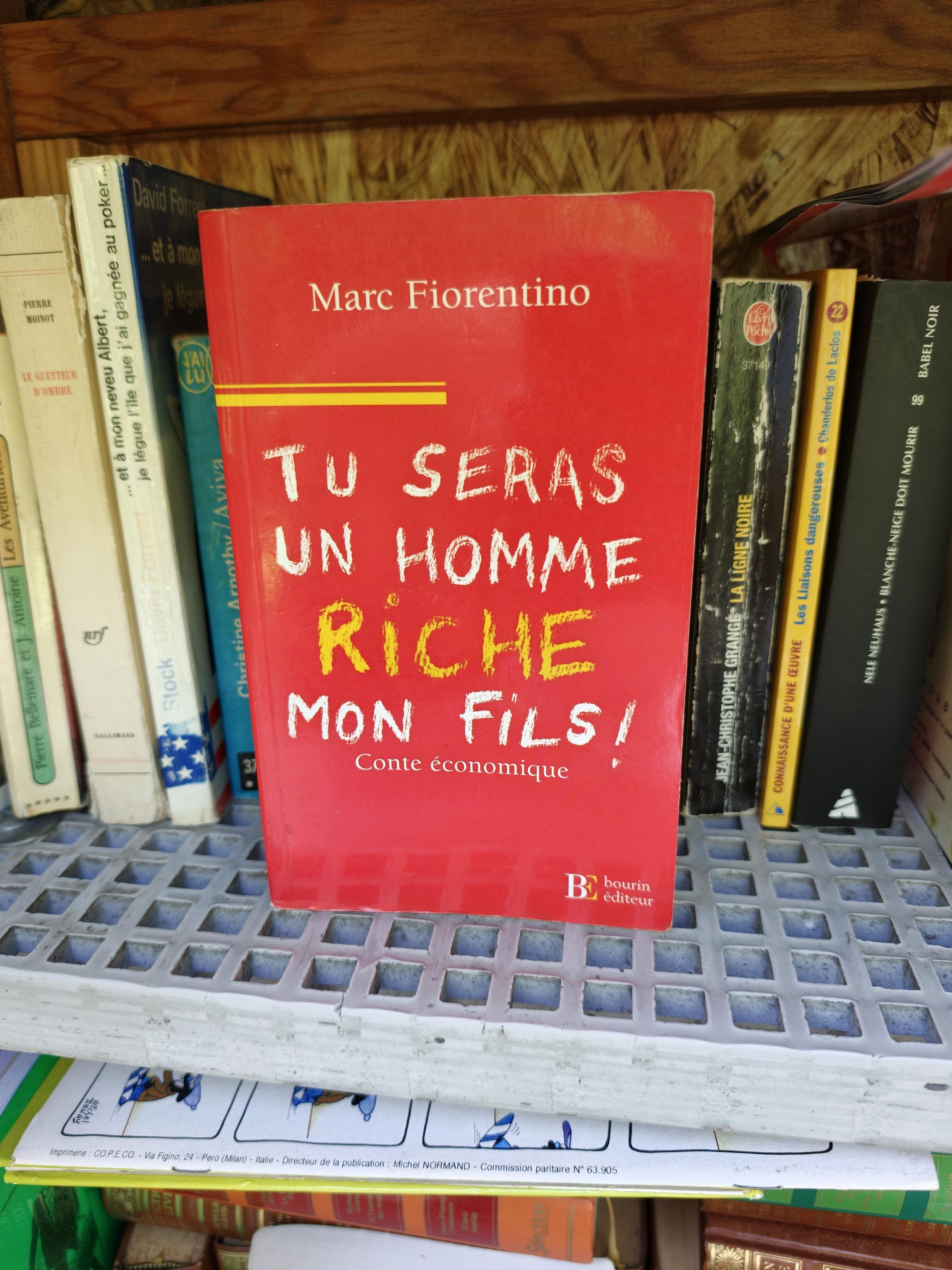 Couverture de livre : tu seras un homme riche mon fils